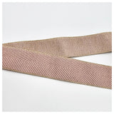 Elastic Band Fischgräte rosa und gold 5cm