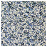 Baumwolle Floral blau