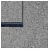 Leinen Fischgrät blau