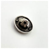 Metallknopf feines durchbrochenes Motiv mit Öse 18mm