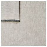 Leinen Fischgrät beige