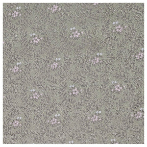 Jacquard Ornamente grün und rosa