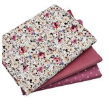 Trachten Stoffpaket Cord altrosa mit Rosen Schürze