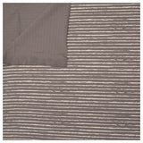 Jersey Streifen grau und weiß
